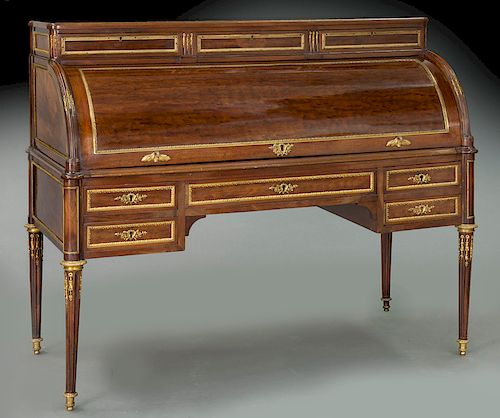Louis XV rolltop desk,