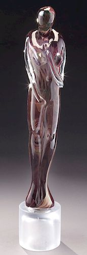 Andrea Tagliapietra Murano glass figural sculpture