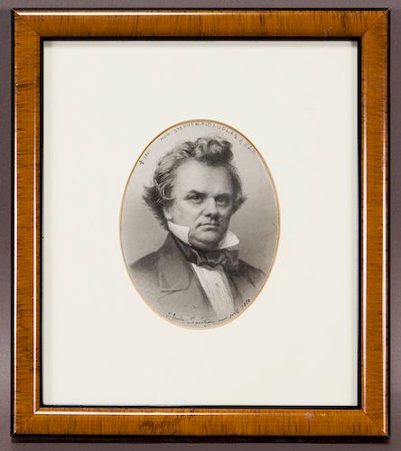 Jules Emile Saintin "Portrait of Stephen A.