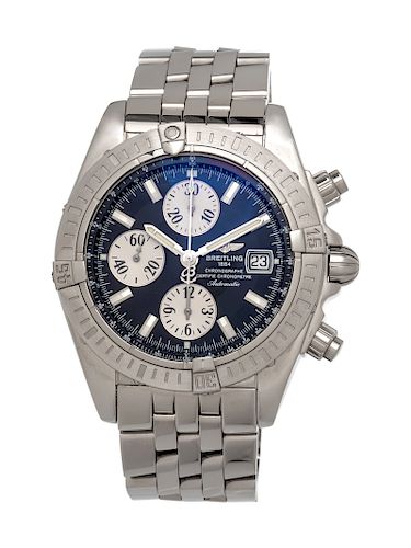 Breitling, Stainless Steel Ref. A13356 'Chronomat Evolution' Wristwatch