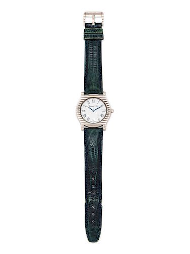 Tiffany & Co., 18K White Gold 'Cordis' Wristwatch, Circa 2001