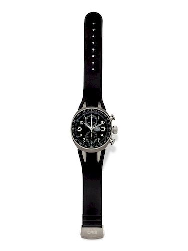 Oris, Limited Edition Titanium Ref. 7587 'Williams TT3' Chronograph Wristwatch