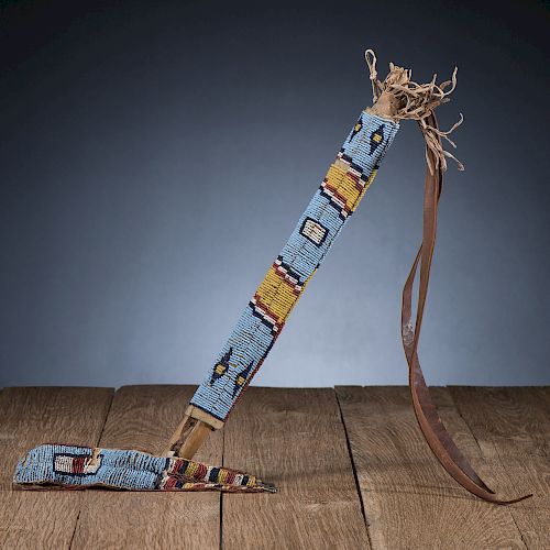 Northern Plains Beaded Quirt
