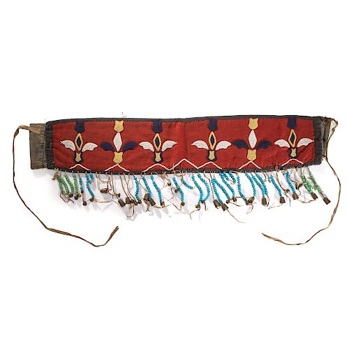 Plateau Beaded Wool Drum Skirt, From the Stanley B. Slocum Collection, Minnesota