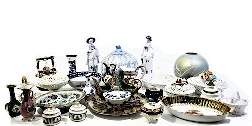 (30) European & Asian Porcelain Pieces
