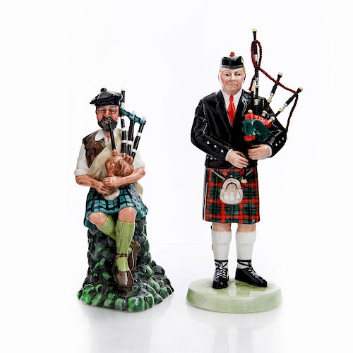 2 ROYAL DOULTON FIGURINES, THE PIPER HN3444 AND HN2907