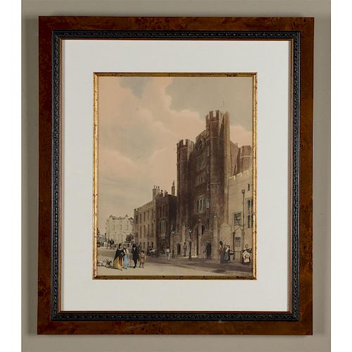 VICTORIAN ENGRAVED PRINT ST. JAMES'S PALACE T.S. BOYS
