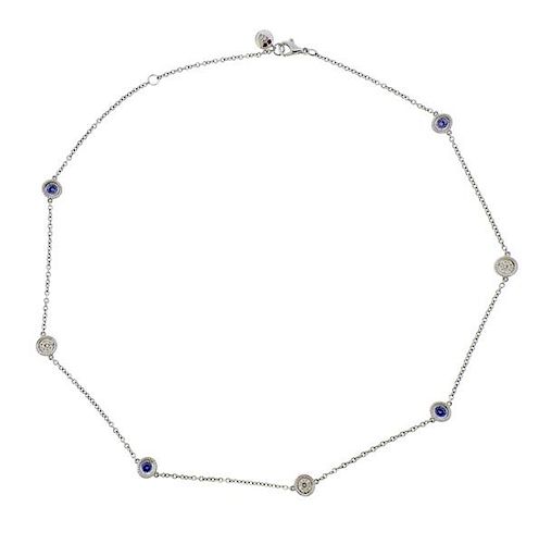 Roberto Coin 18K Gold Sapphire Necklace