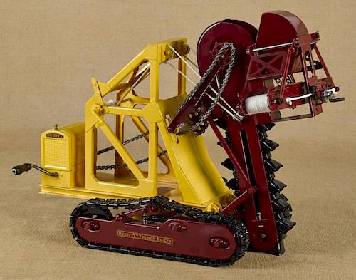 Reproduction Buddy L pressed steel Trench Digger