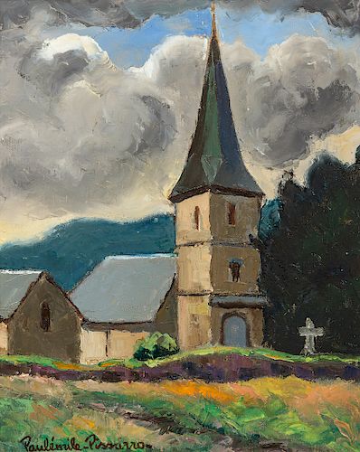 Paul-Emile  Pissarro (French, 1884-1972) L'Eglise du Bo