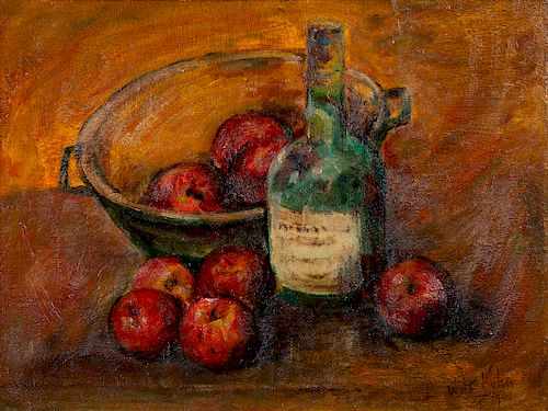 Walt Kuhn(American, 1877-1949)Still Life with Apples, 1943