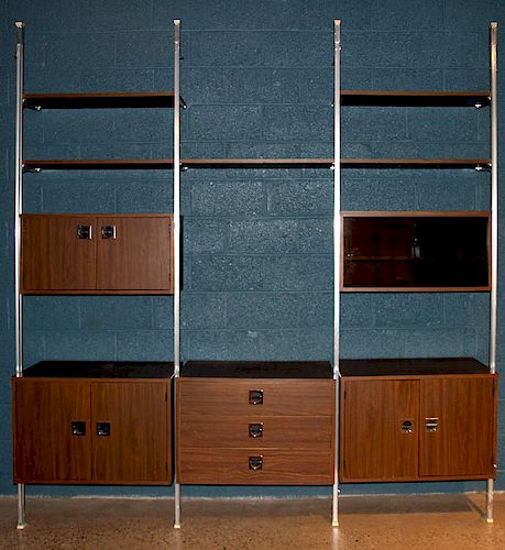 MCM GEORGE NELSON HERMAN MILLER WALL UNIT C. 1970