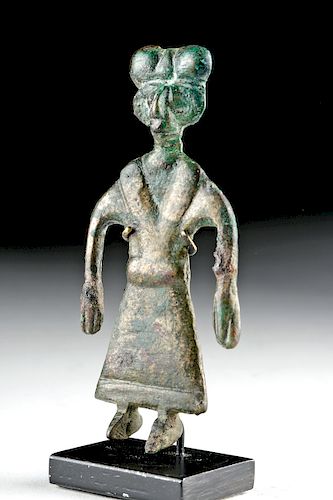 Rare Amlash Bronze Female Effigy Pendant