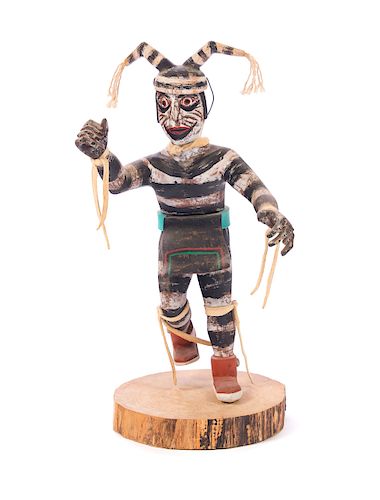 Hopi Koshari Hano Clown Kachina by Lester Crooke 