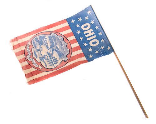 Early State of Ohio Parade Flag