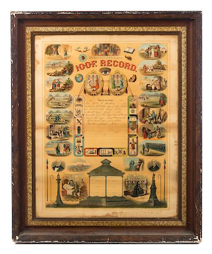 1881 IOOF Chillicothe Lodge Record