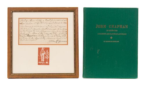 1826 John Chapman Johnny Appleseed Autographed Letter