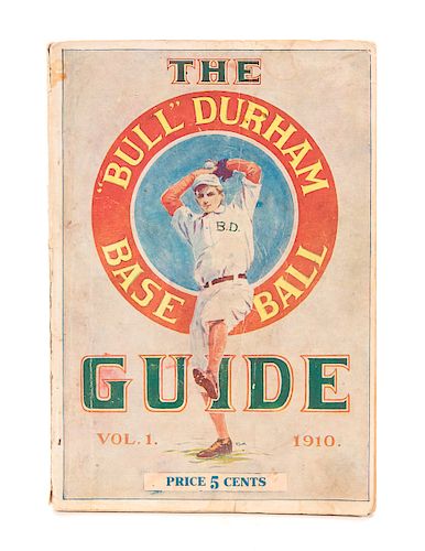 Bull Durham 1910 Baseball Guide 