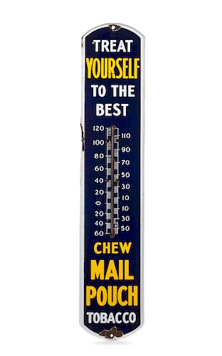 39" Mail Pouch Porcelain Thermometer