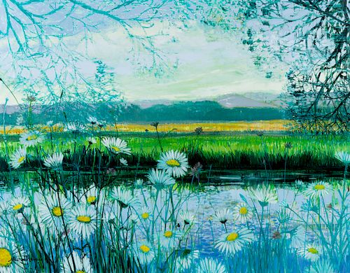Michel-Henry (French, 1928-2016)Spring Meadow