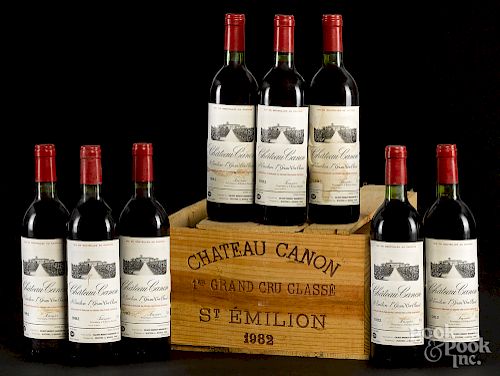 Chateau Canon St. Emilion 1982, 8 bottles
