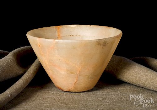 Egyptian pre-dynastic alabaster cup