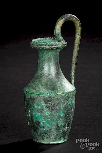 Roman bronze oinochoe