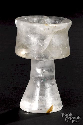 Bactrian rock crystal chalice