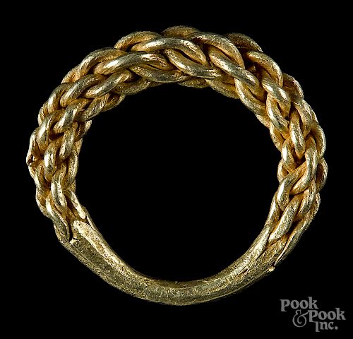 Gold Viking ring