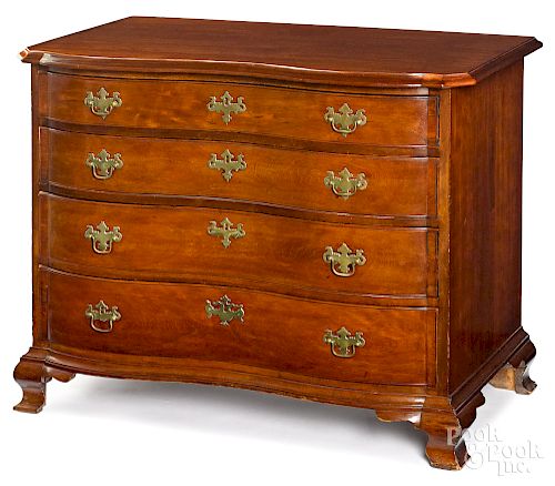 Connecticut Chippendale chest of drawers