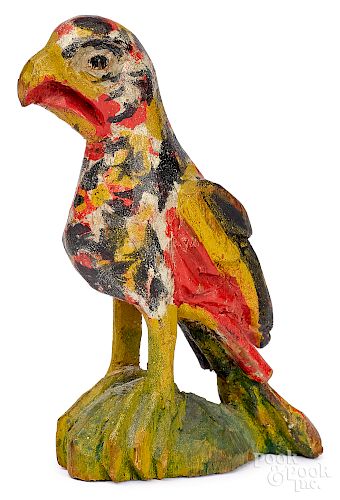 Wilhelm Schimmel, carved eaglet stocking stuffer