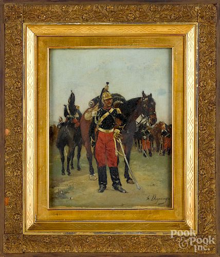 Henry Louis Dupray, oil on canvas portrait