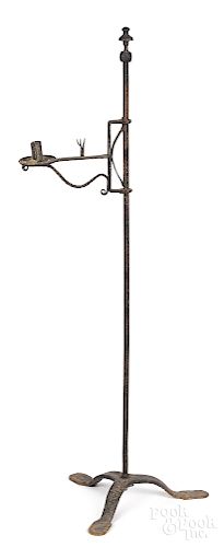 Wrought iron candlestand