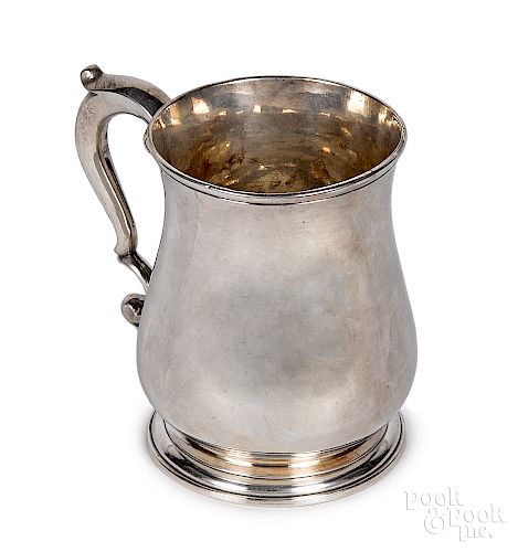 Georgian silver mug, 1749-1750