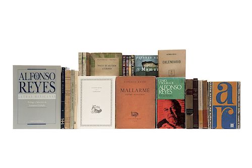 Libros sobre Alfonso Reyes, Capítulos de Literatura Española / Letras Mexicanas / Calendario / Cuatro Ingenios... Pzas: 23.