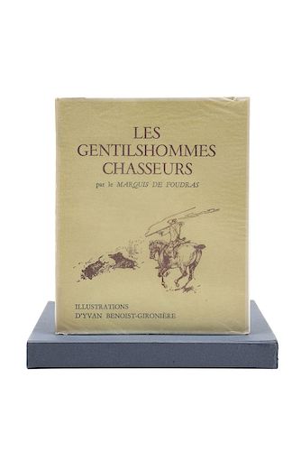 Louis Auguste Théodore Marquis de Foudras. Les Gentilshommes Chasseurs. Paris. Ed. 500 ejemplares numerados, ejemplar 28.