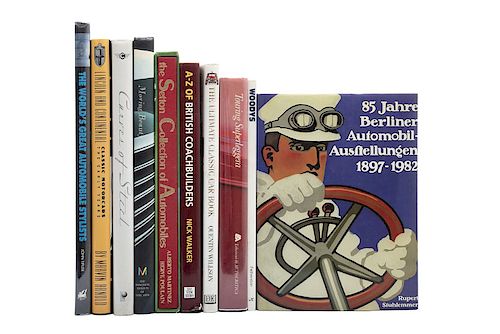 Libros sobre Historia del Automovilismo. The Setton Collection of Automobiles / Touring Superleggera... Piezas: 10.