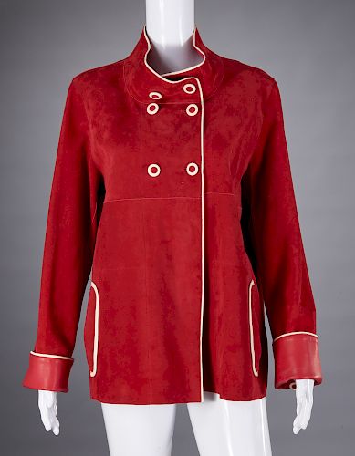 Jennifer Tattanelli red reversible ladies coat