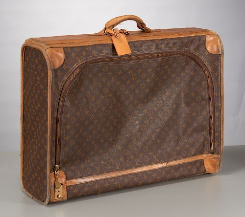 Vintage Louis Vuitton monogram canvas suitcase