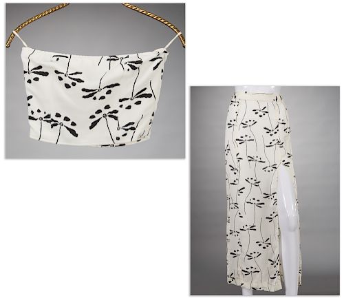 Chanel Boutique skirt and bandeau ensemble
