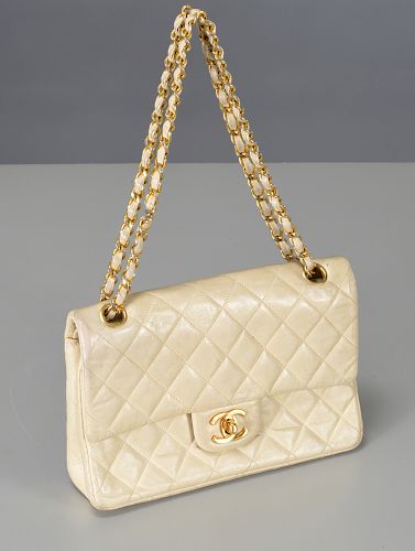Chanel lambskin double flap purse