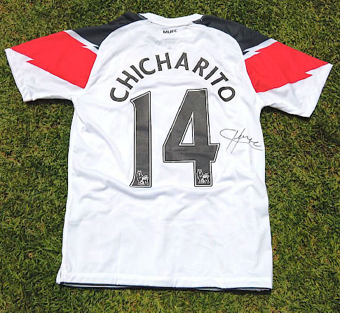 Camiseta del Manchester United firma por Chicharito