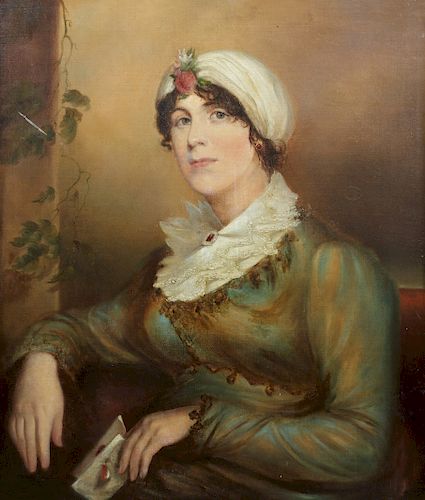 Artist Unknown
(19th century)
Portrait of a Lady with a Book