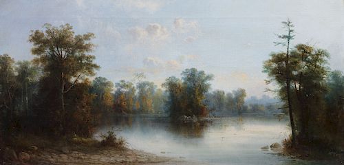 Henry Nesbitt McEvoy
(Canadian, 1828-1914)
Early Canadian Landscape