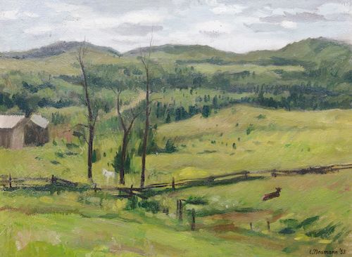 Ernest Neumann
(Canadian, 1907-1956)
Laurentian Landscape, 1953