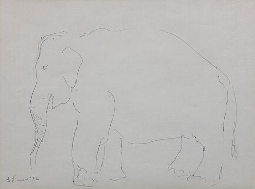 Stanley Lewis
(Canadian, 1930-2006)
Elephant, 1952