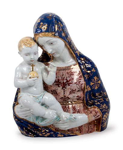 Eugenio Pattarino
(Italian, 1885-1971)
Madonna and Child