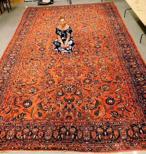 Antique Lilihan Palace Size Carpet Rug