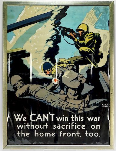 Chester Raymond Miller WWII Sacrifice Poster