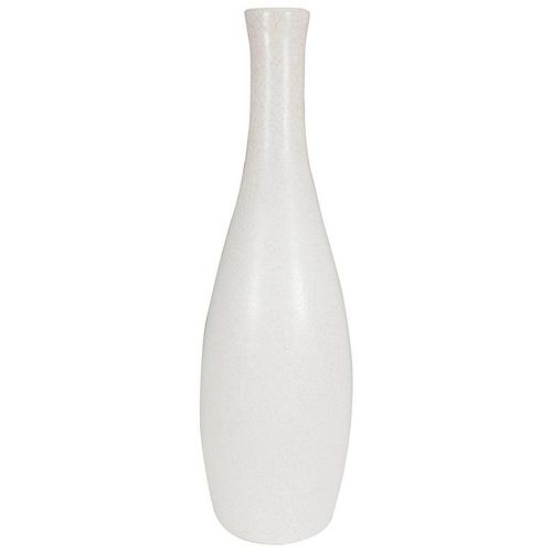 French Art Deco Manner Crackle Glaze Tall Vase